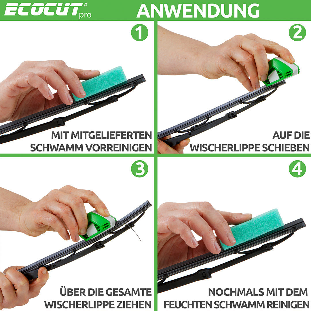 SCHMIERENDE SCHEIBENWISCHER WIEDERBELEBEN? Wischerblatt nachschneiden -  Ecocut Pro Wiperblade Cutter 